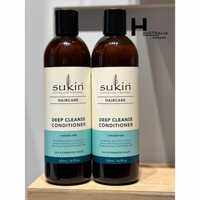 Dầu Gội + Xả Làm Sạch Sâu Sukin HairCare Deep Cleanse 500ml