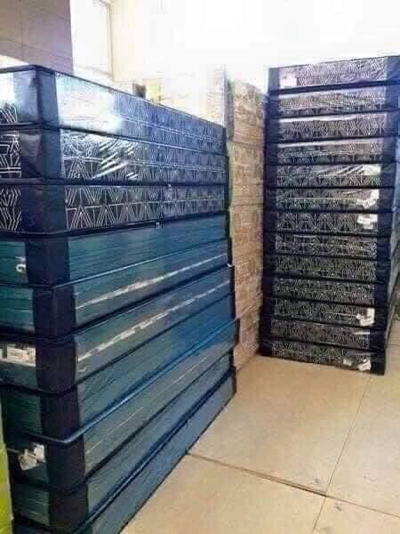 túi nilong đựng cất đệm dành cho đệm gấp 3 tấm