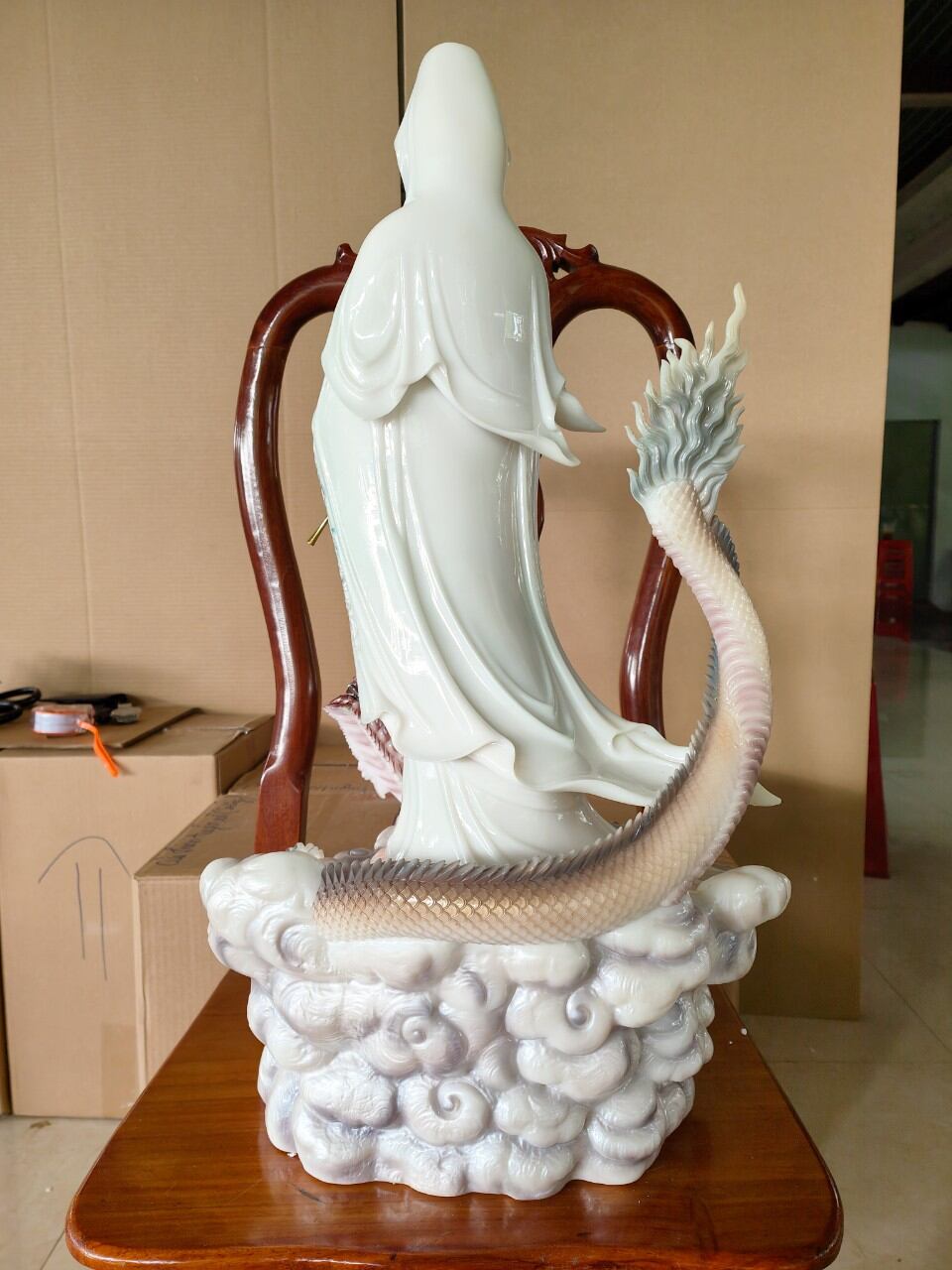 Tượng Quan Âm Nam Hải cao 70cm
