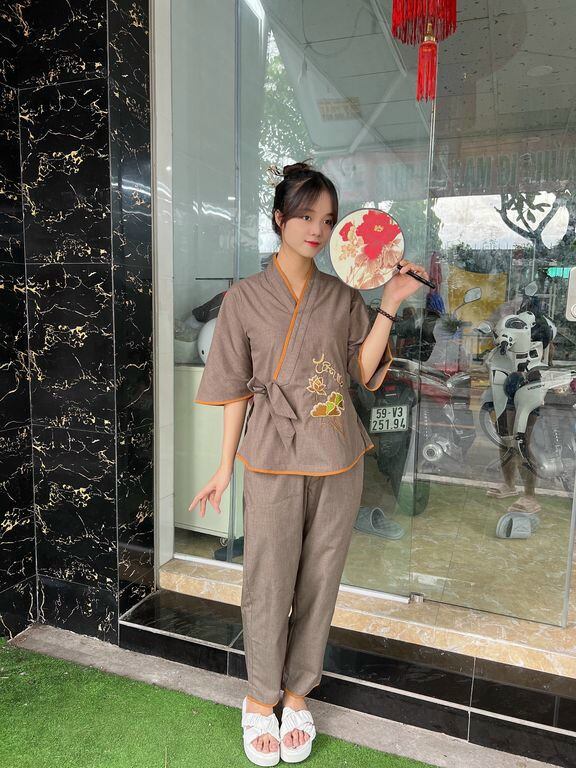 ĐỒ LAM ĐI CHÙA MẪU NỮ XÉO THÊU