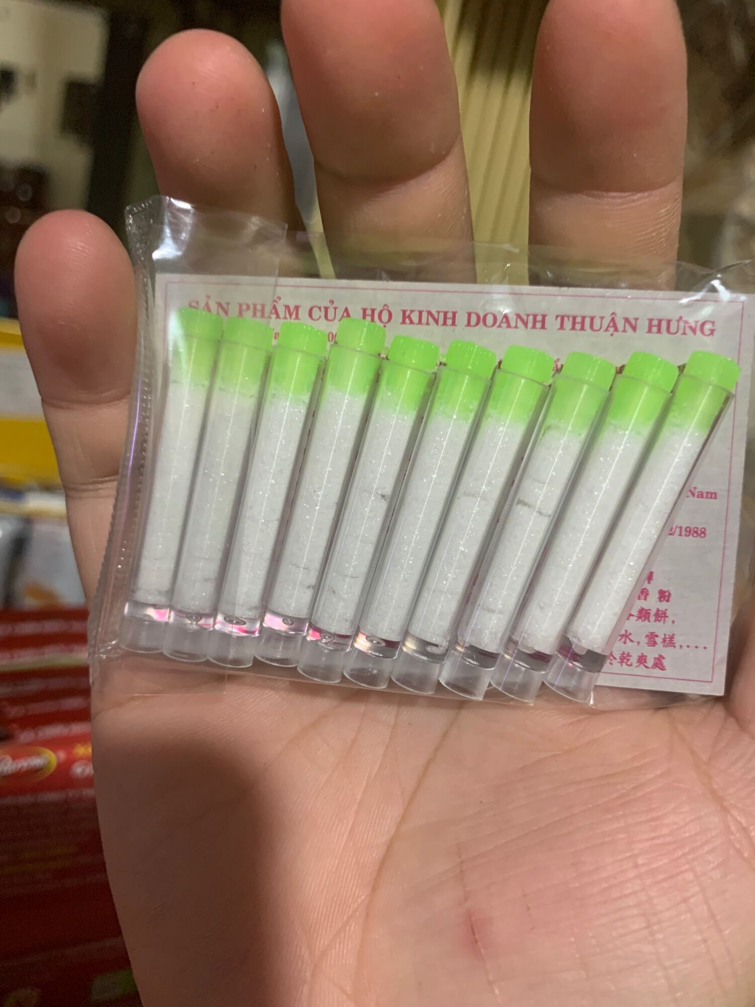 Vỉ 10 vani vali làm bánh nấu chè siêu thơm