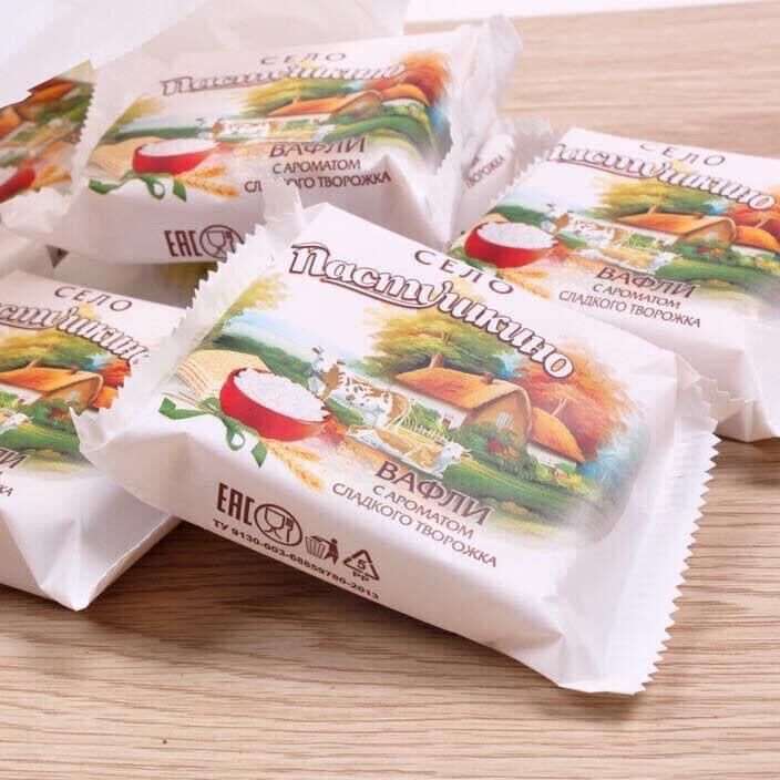 Bánh xốp Celo Nga 250g vị sữa và socola