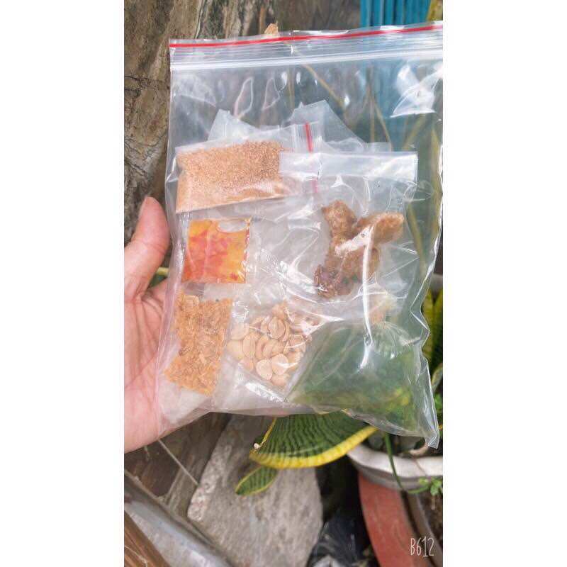 Bánh tráng trộn top mở + mỡ hành