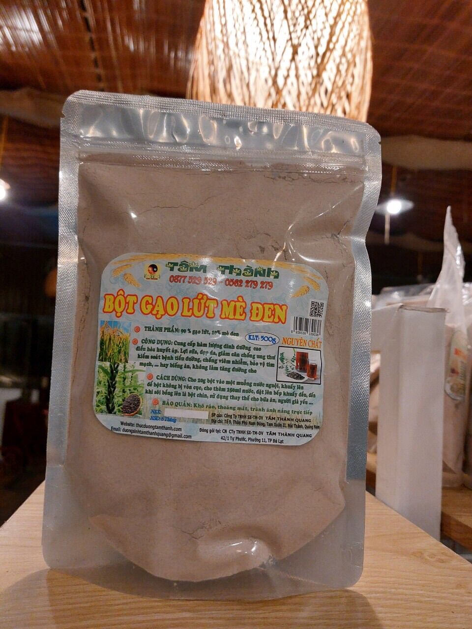 Bột gạo lứt mè đen