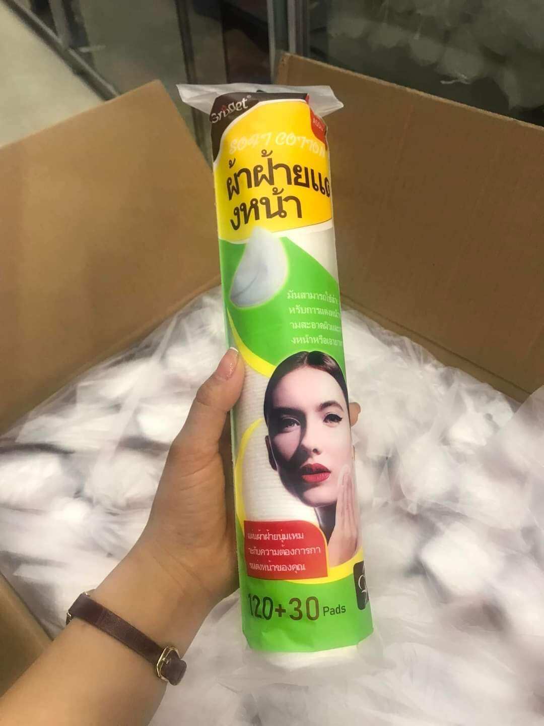 [ Hàng Mới Về ] Bông Tẩy Trang Cao Cấp Sroget Thái Lan