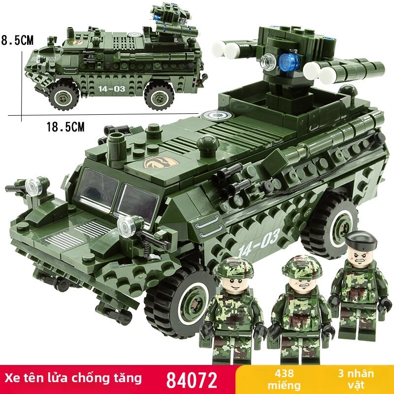Kazi | Đồ Chơi Lắp Ráp Xe Bọc thép Quân Sự