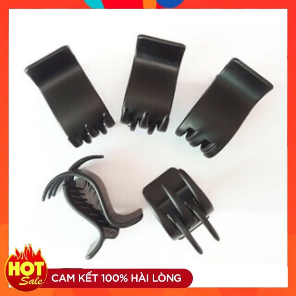 SET 6 Kẹp Tóc Càng Cua đen 5 răng CAO CẤP (COMBO 6Chiếc)