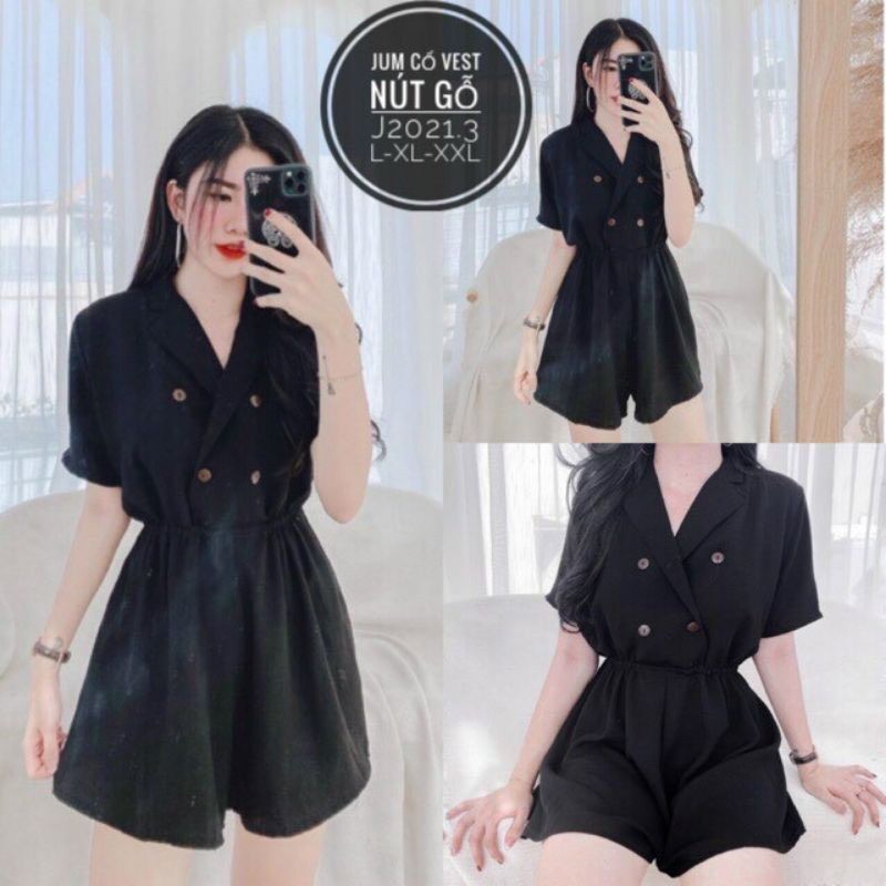 55-90kg bigsize jump cổ vest nút gỗ