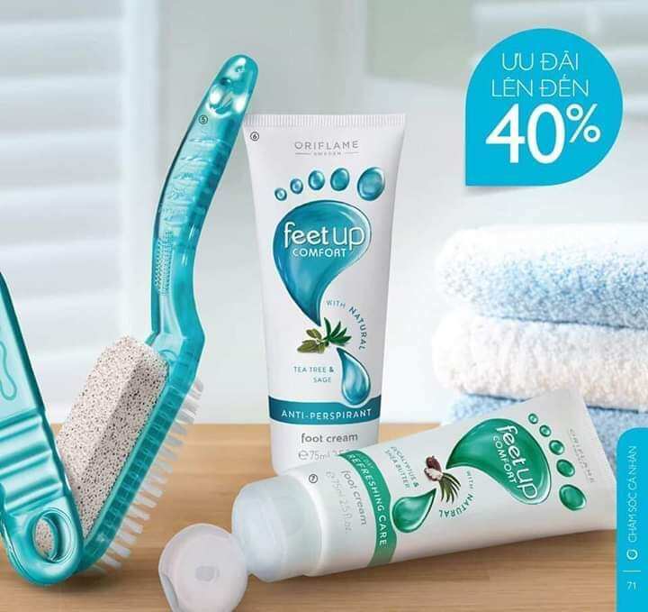 Kem Dưỡng ẩm  nứt gót da chân oriflame