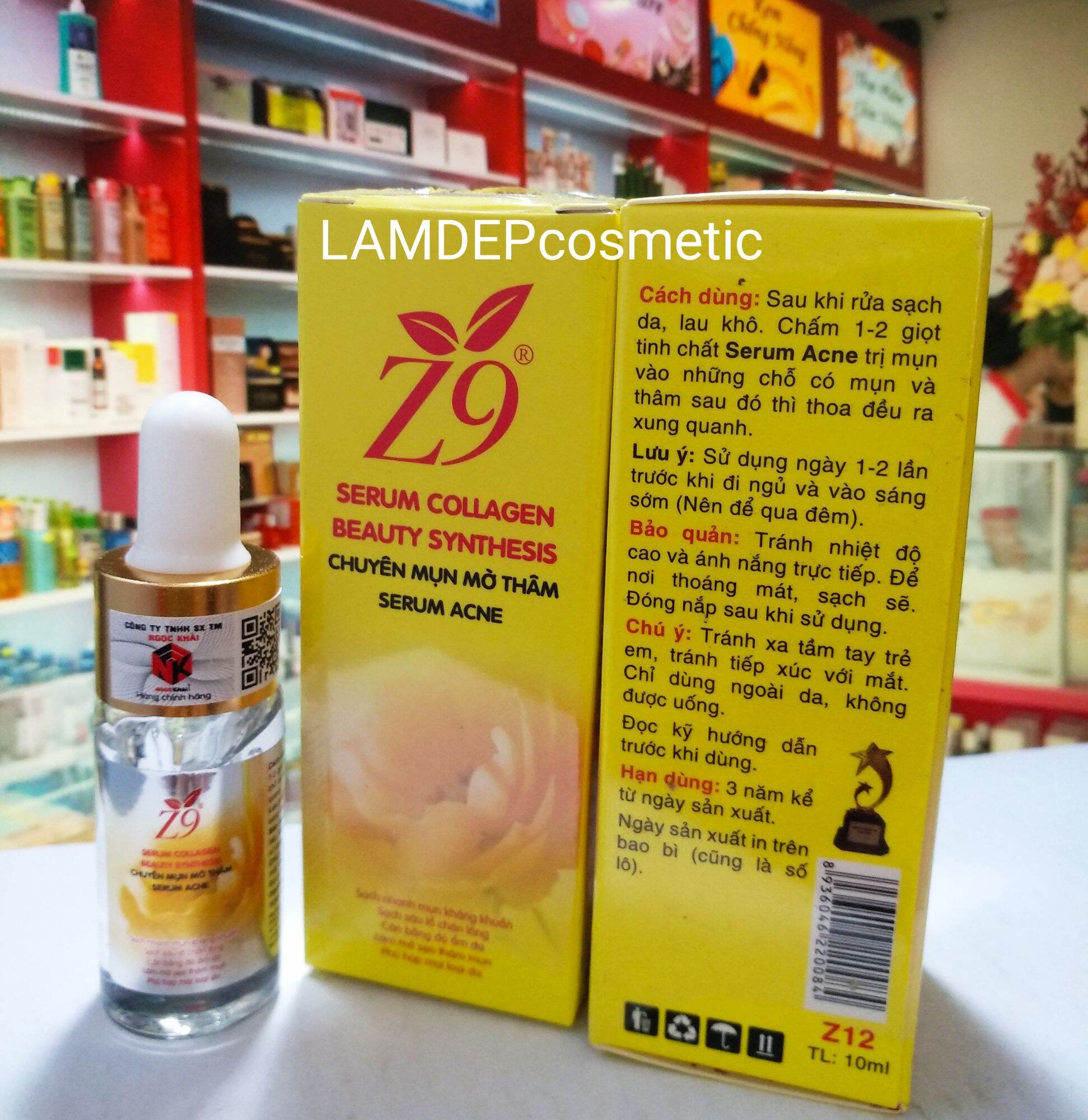 serum collagen z9 mụn thâm 10ml
