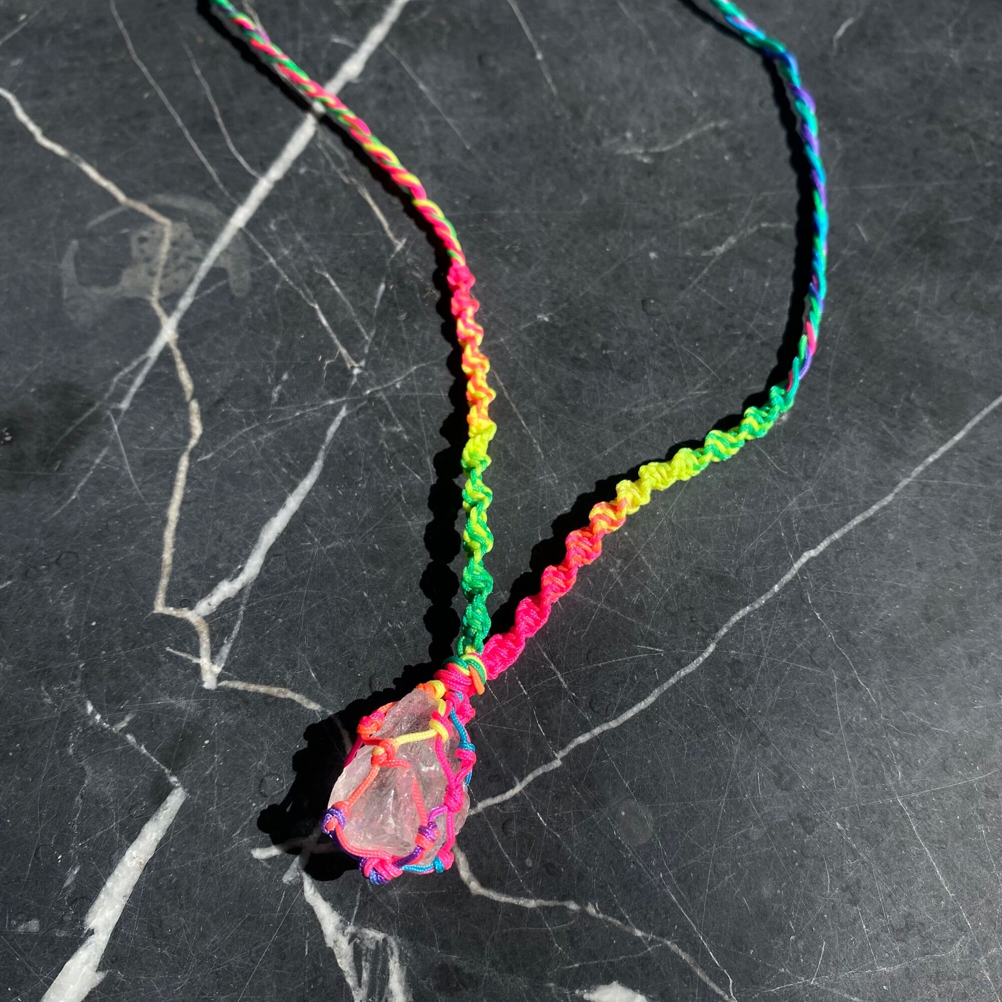 Vòng Cổ Macrame Các Loại Đá