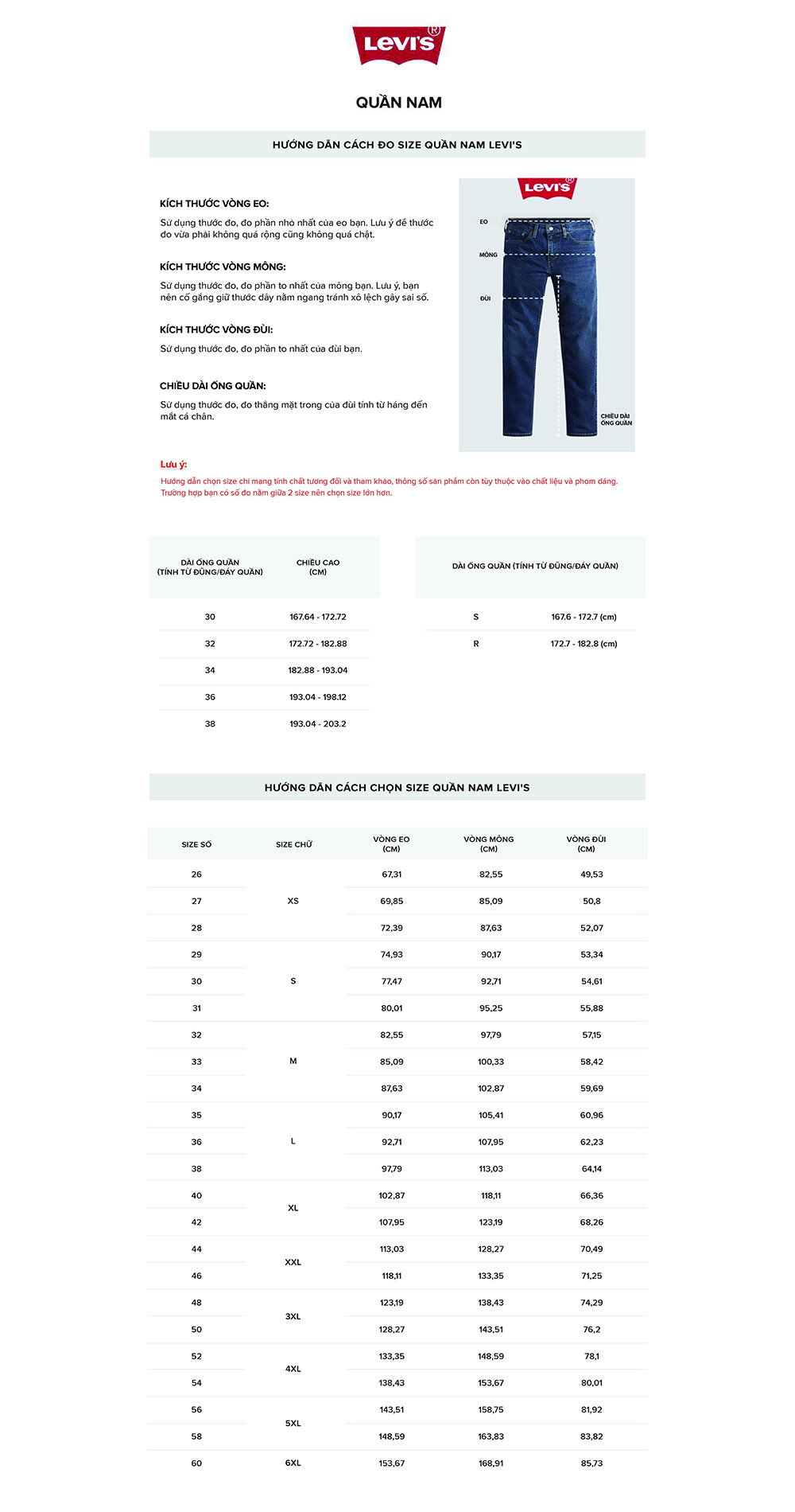 LEVI'S - QUAN LOT NAM 87619-0086