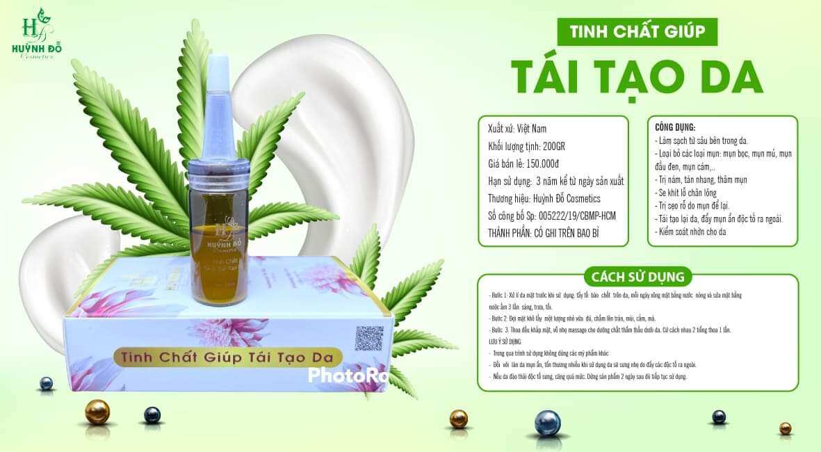 Tinh chất tái tạo da HUỲNH ĐỖ