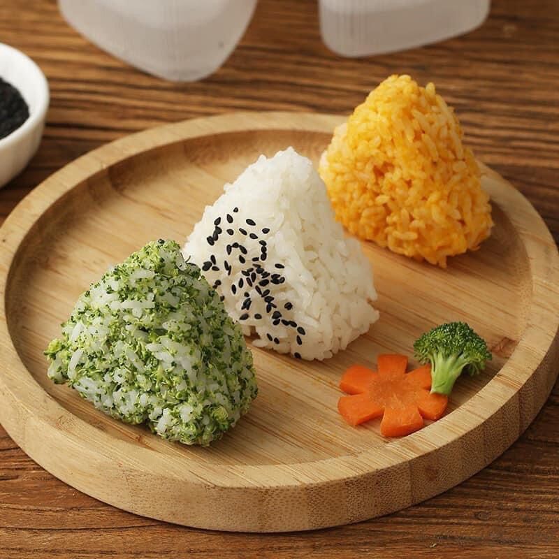 Set 7 khuôn tạo hình cơm nắm bento