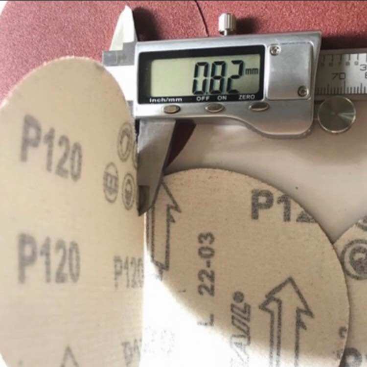Nhám tròn tự dính 100mm grit 120