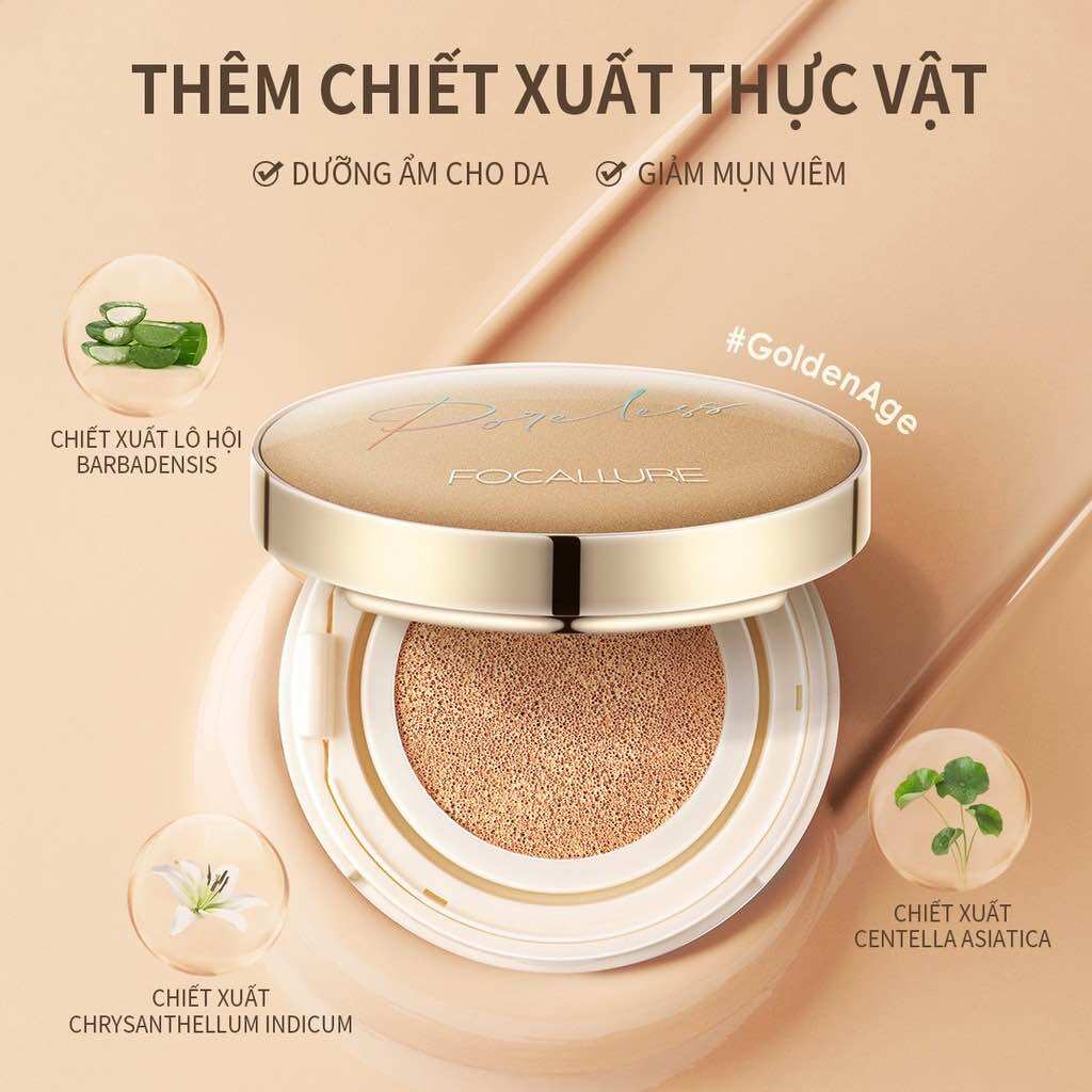 FOCALLURE Cushion và Phấn Phủ Kiểm Soát Dầu