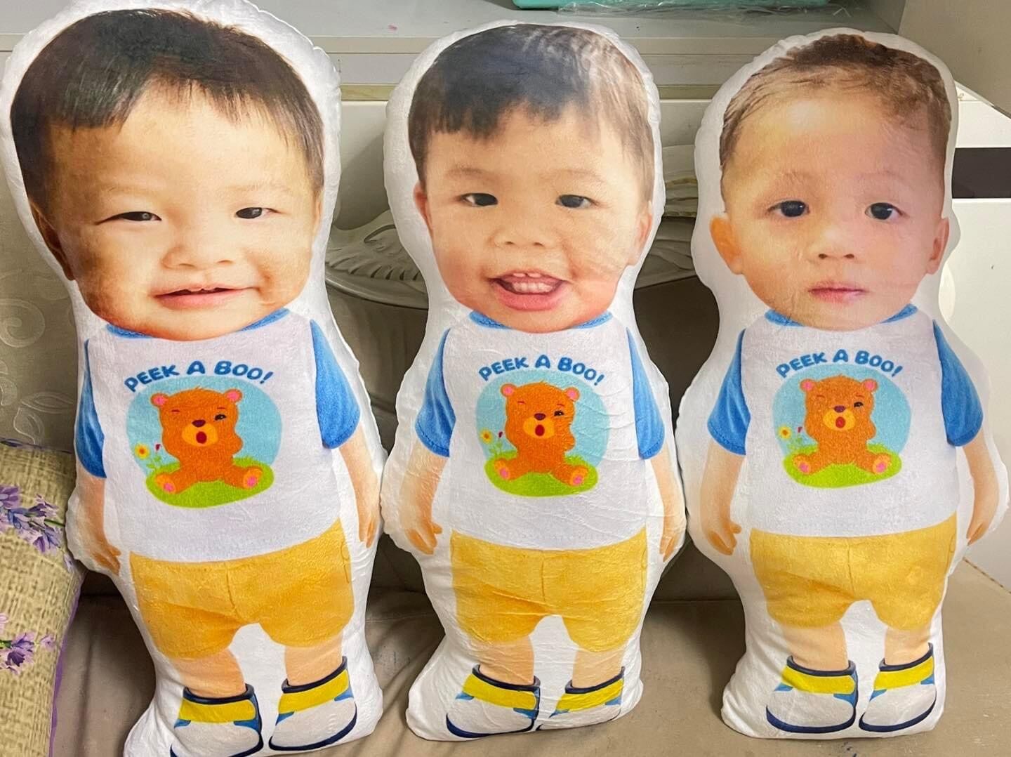 Gối ghép mặt theo yêu cầu