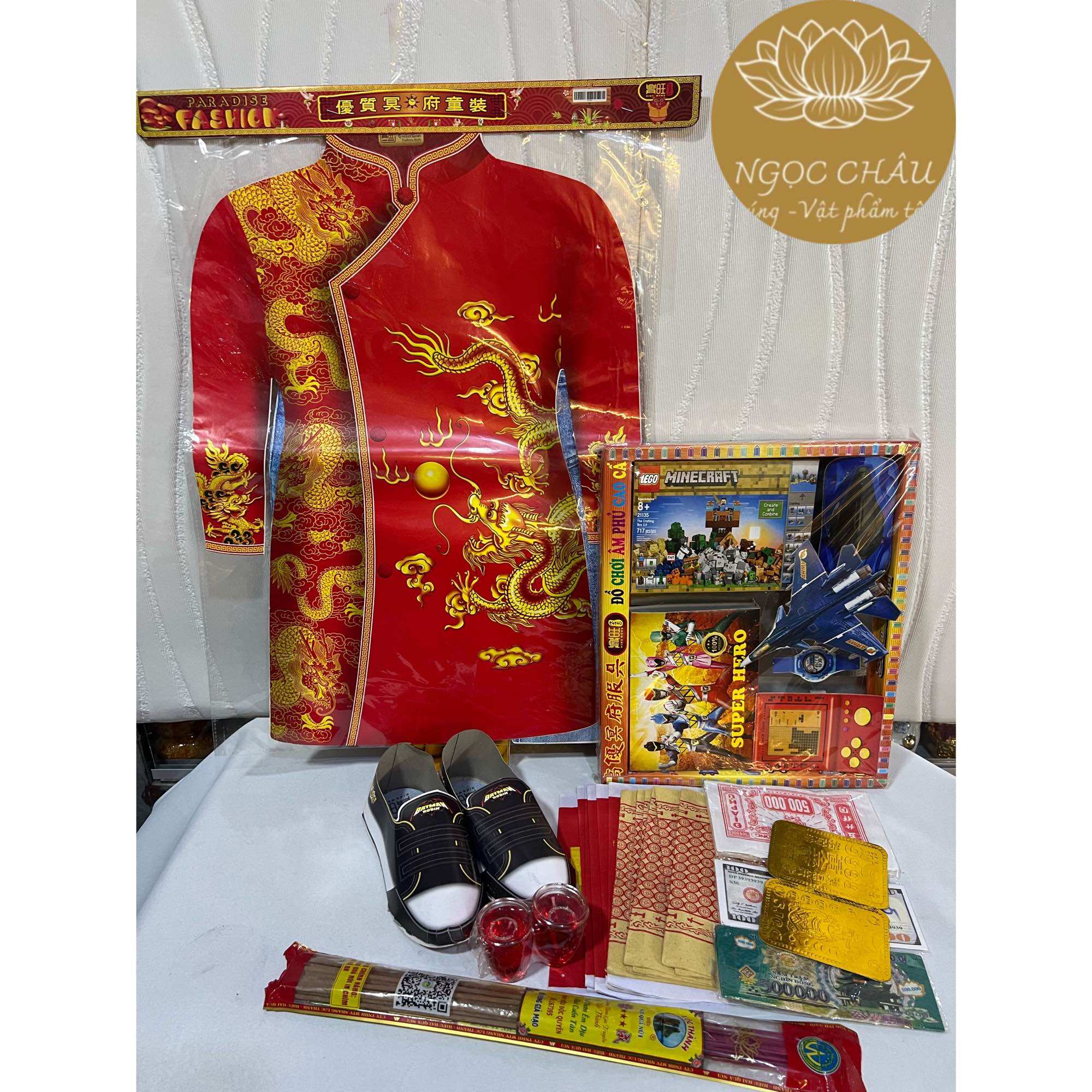 [ VÀNG MÃ ] COMBO GIẤY ÁO CÚNG TẾT BÉ TRAI, BÉ GÁI { CHỌN MẪU IB SHOP }