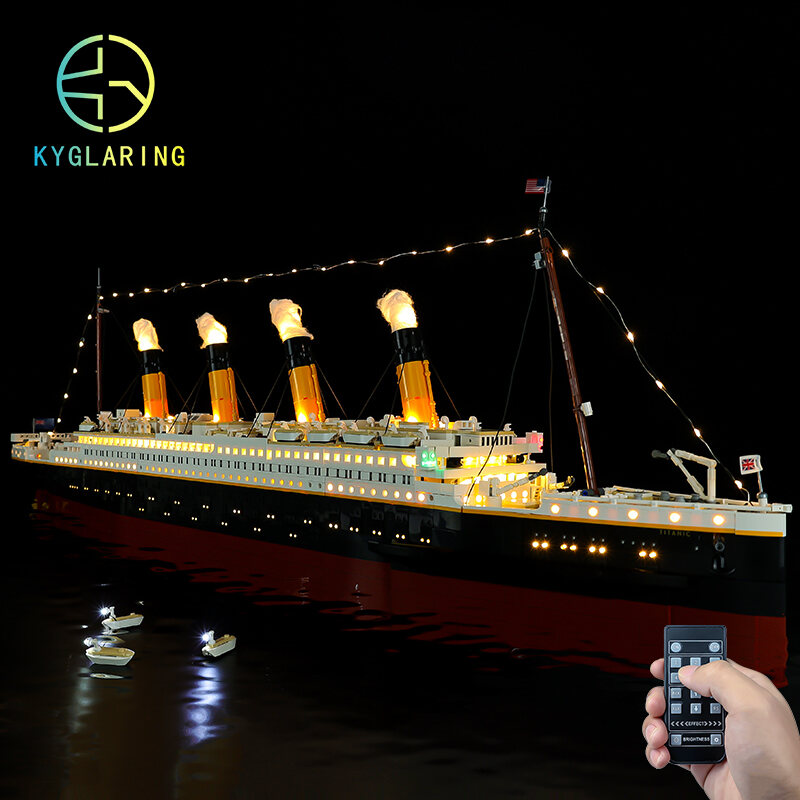 Hộp Trưng Bày Hộp Trưng Bày Du Lịch LEGO Titanic 10294 Có Thể Dùng Cho Đồ Chơi Xếp Gỗ LED Ánh Đèn Chiếu Sáng