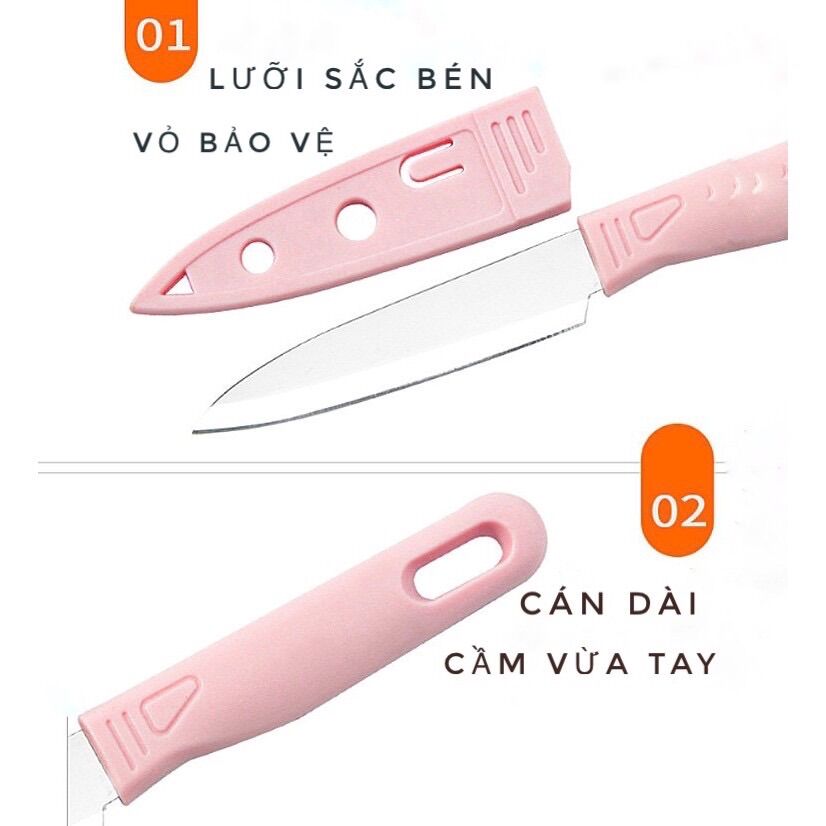 Bộ dao thớt chế biến ăn dặm cho bé