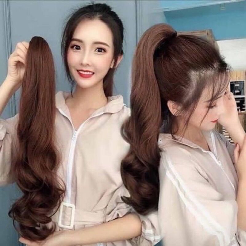 Tóc giả ngoặm xoăn đuôi dài cá tính nữ ❇️