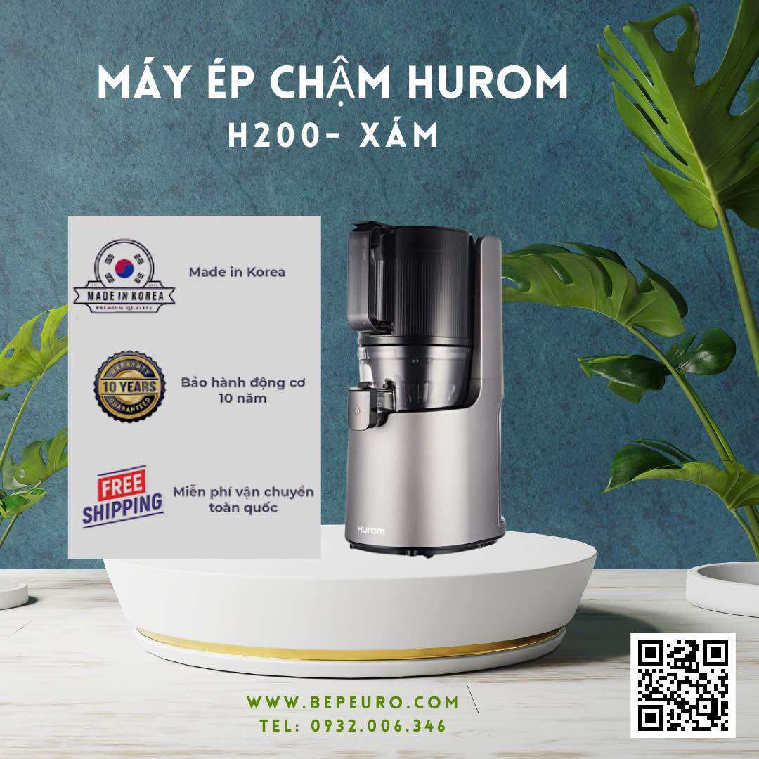 Máy ép chậm Hurom H200 DBE - Máy ép chậm trái cây, hoa quả - Model mới nhất 2023