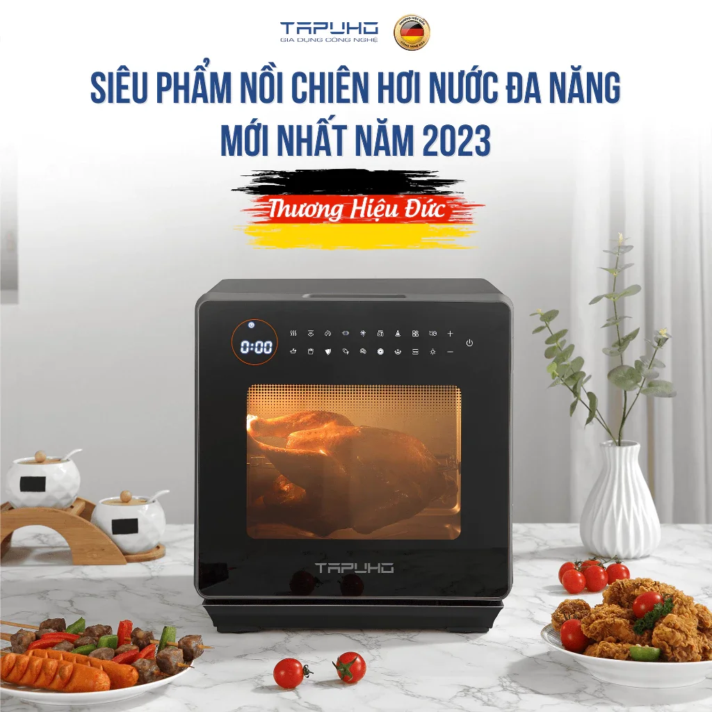 💥giao hỏa tốc💥 nồi chiên hơi nước tapuho tsf16 dung tích 16l chính hãng