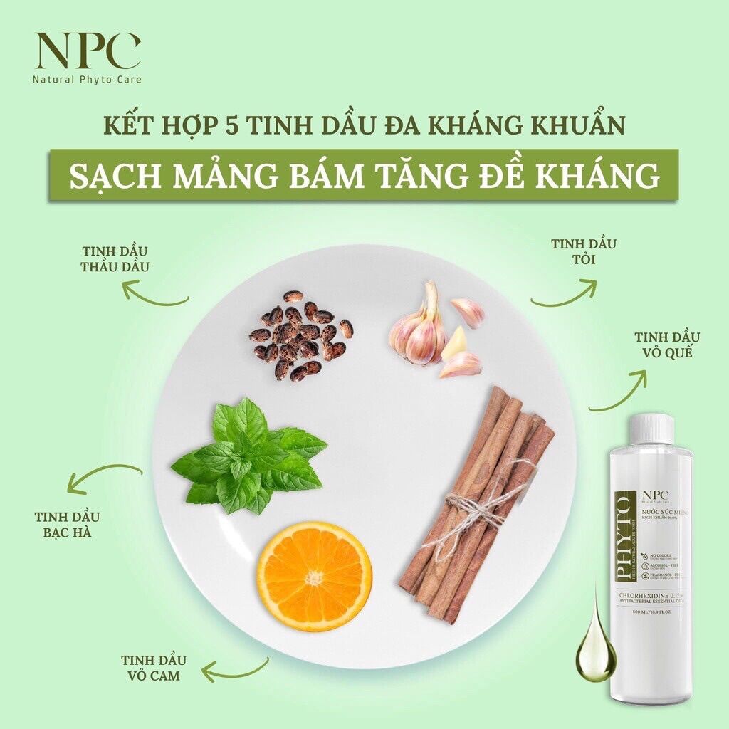 [SP CHÍNH HÃNG] NƯỚC SÚC MIỆNG THẢO DƯỢC PHYTO 250ML - 500ML