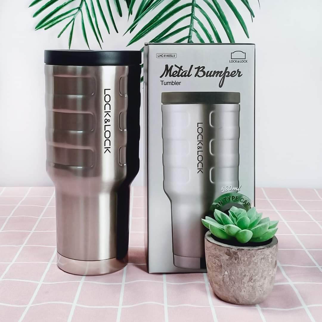 🌺🌿🌿ly giữ nhiệt lock&lock nắp nhấn 580ml lhc4140slv