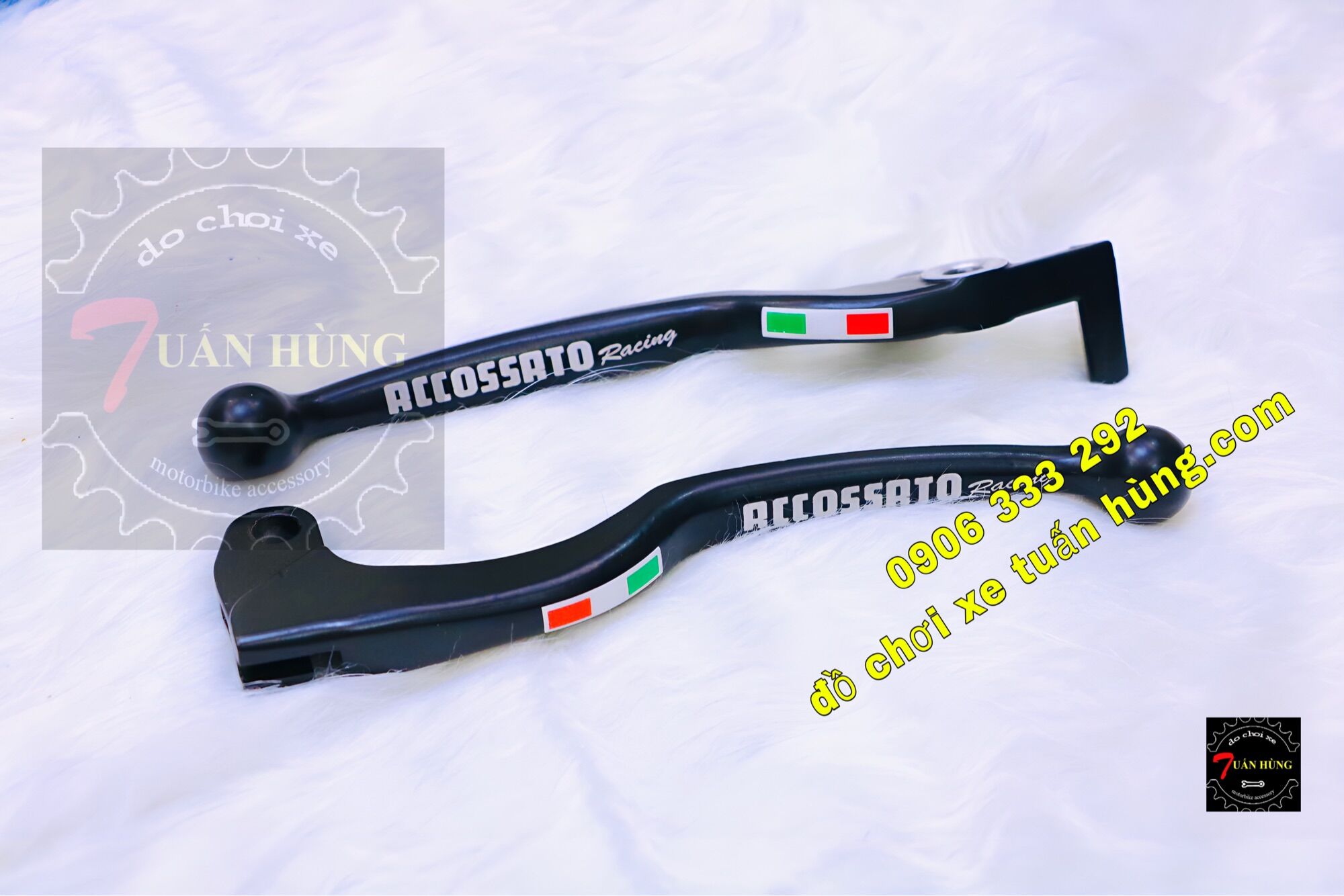 Tay thắng ex 135/150/155 khắc chữ accossato