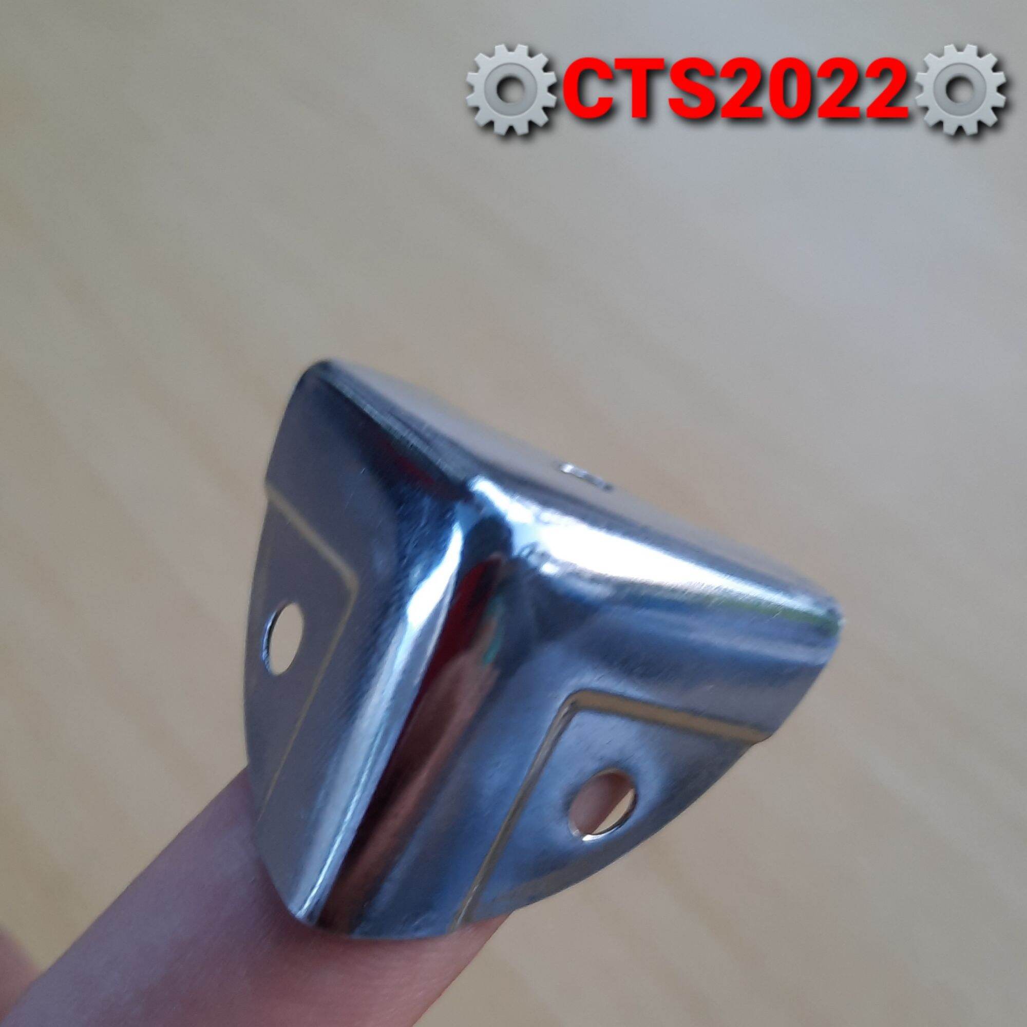 Chụp góc inox bo tròn cho đồ mỹ nghệ