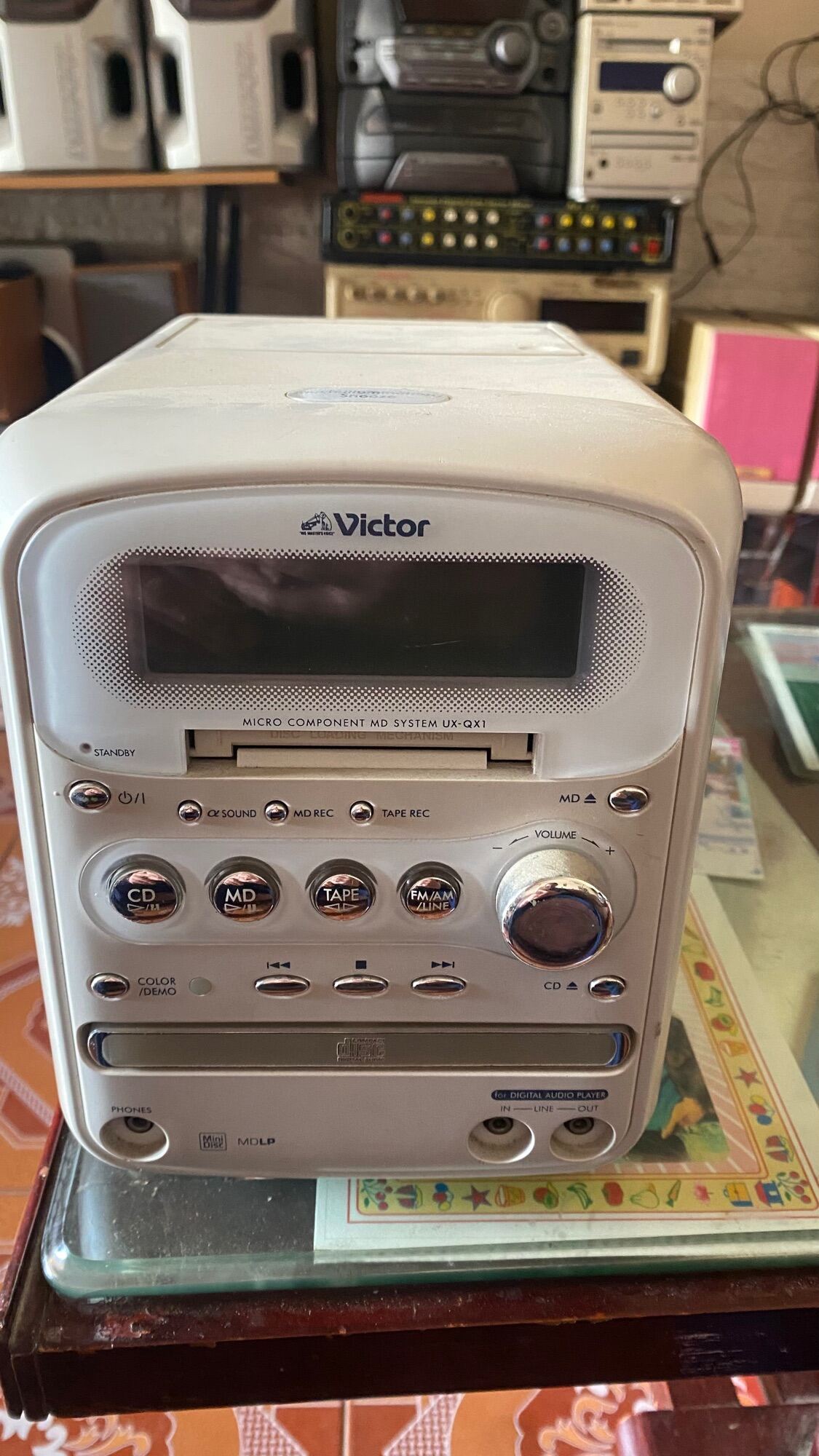 Cục dàn Victor 7 màu 55w oánh rất gấu - mã CA UX QX1-W