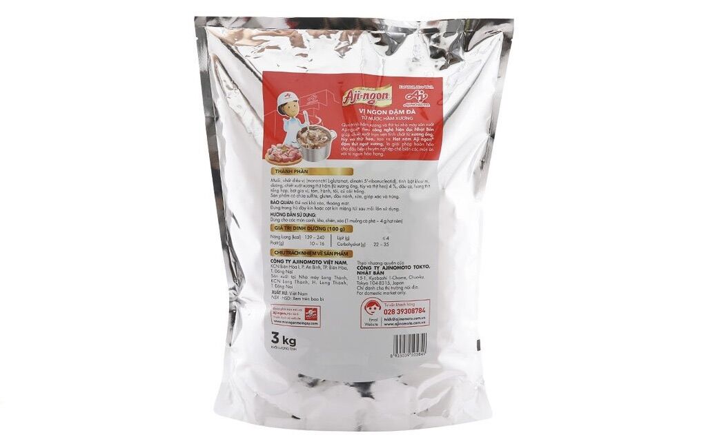 Hạt nêm thịt heo Aji-ngon 3kg