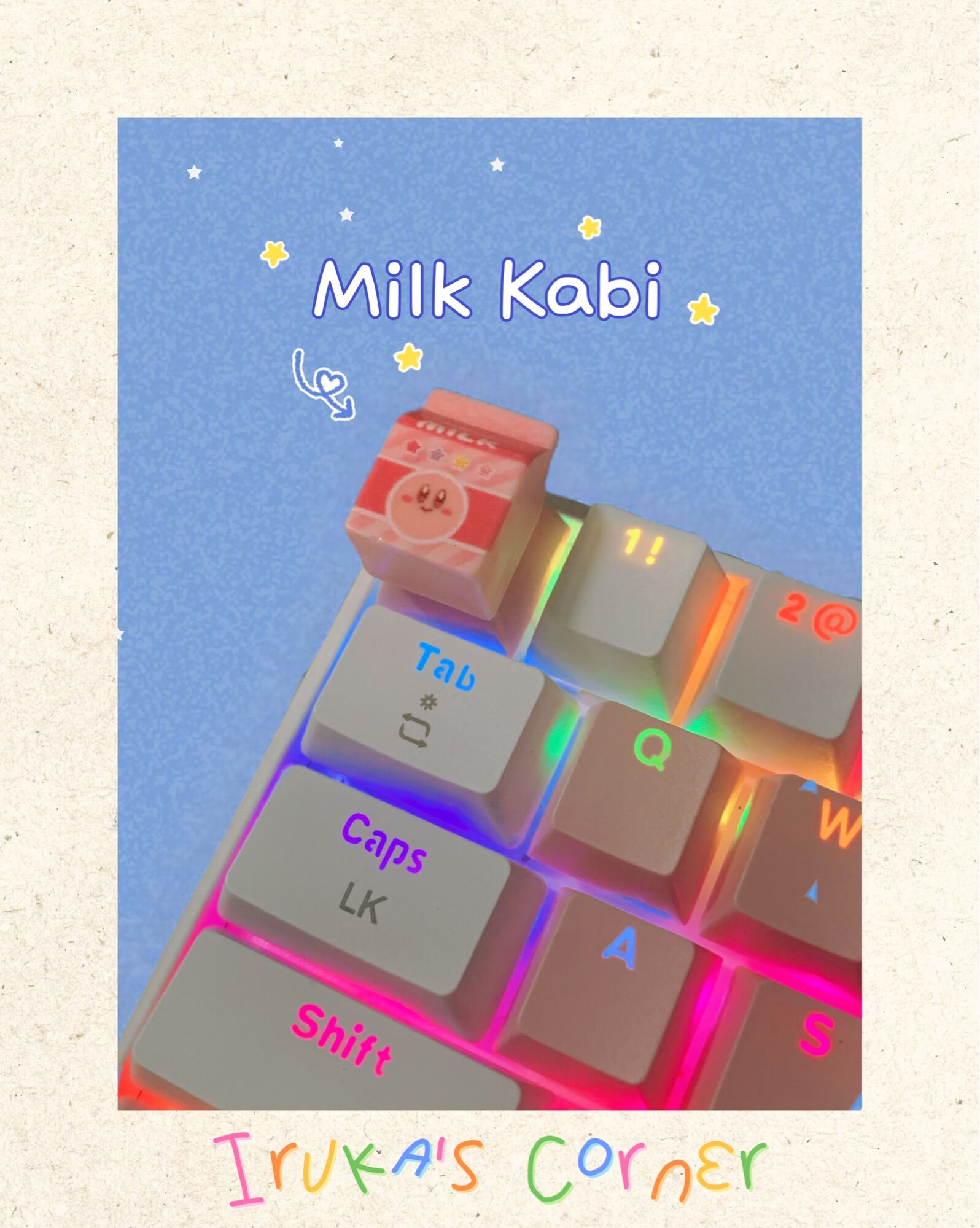 [LIMIT]✨Keycap nhân vật hoạt hình Ngôi sao Kabi Nút bàn phím cơ ABS doubleshot✨🌷✨