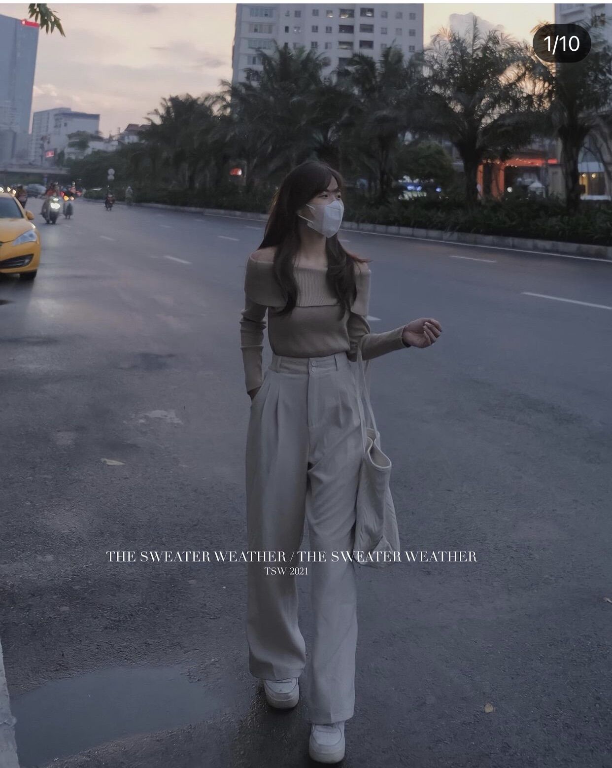 Áo len nữ trễ vai nhiều màu
