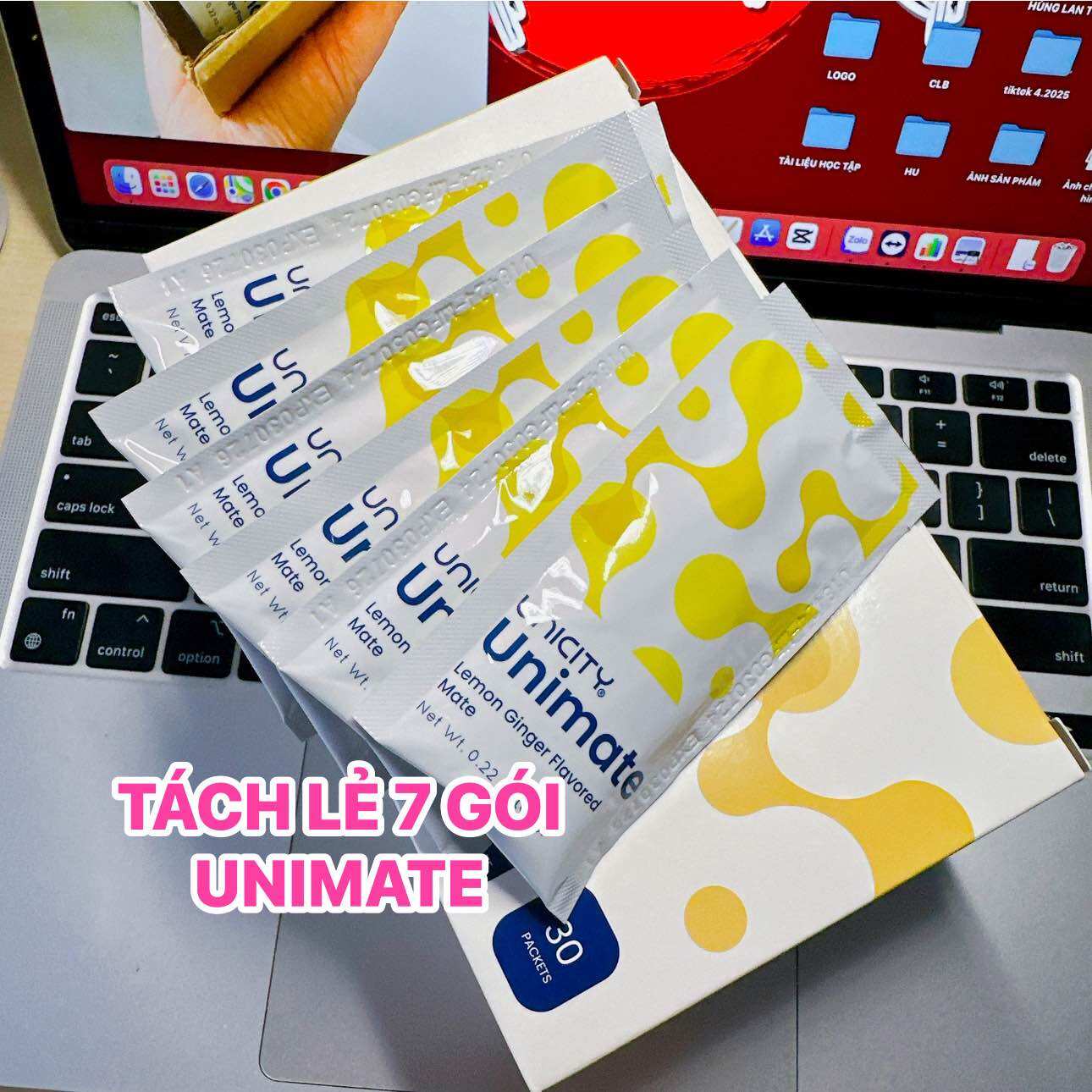 Trà chanh gừng Uni Mate Uni Mate từ lá trà Yarba Mate - Tách lẻ - MinKi Store