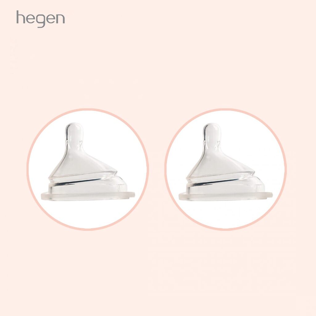 [ĐỔI NÚM TÙY CHỌN]- Bình sữa hegen cao cấp 150ml/240ml núm ti siêu mềm cho bé