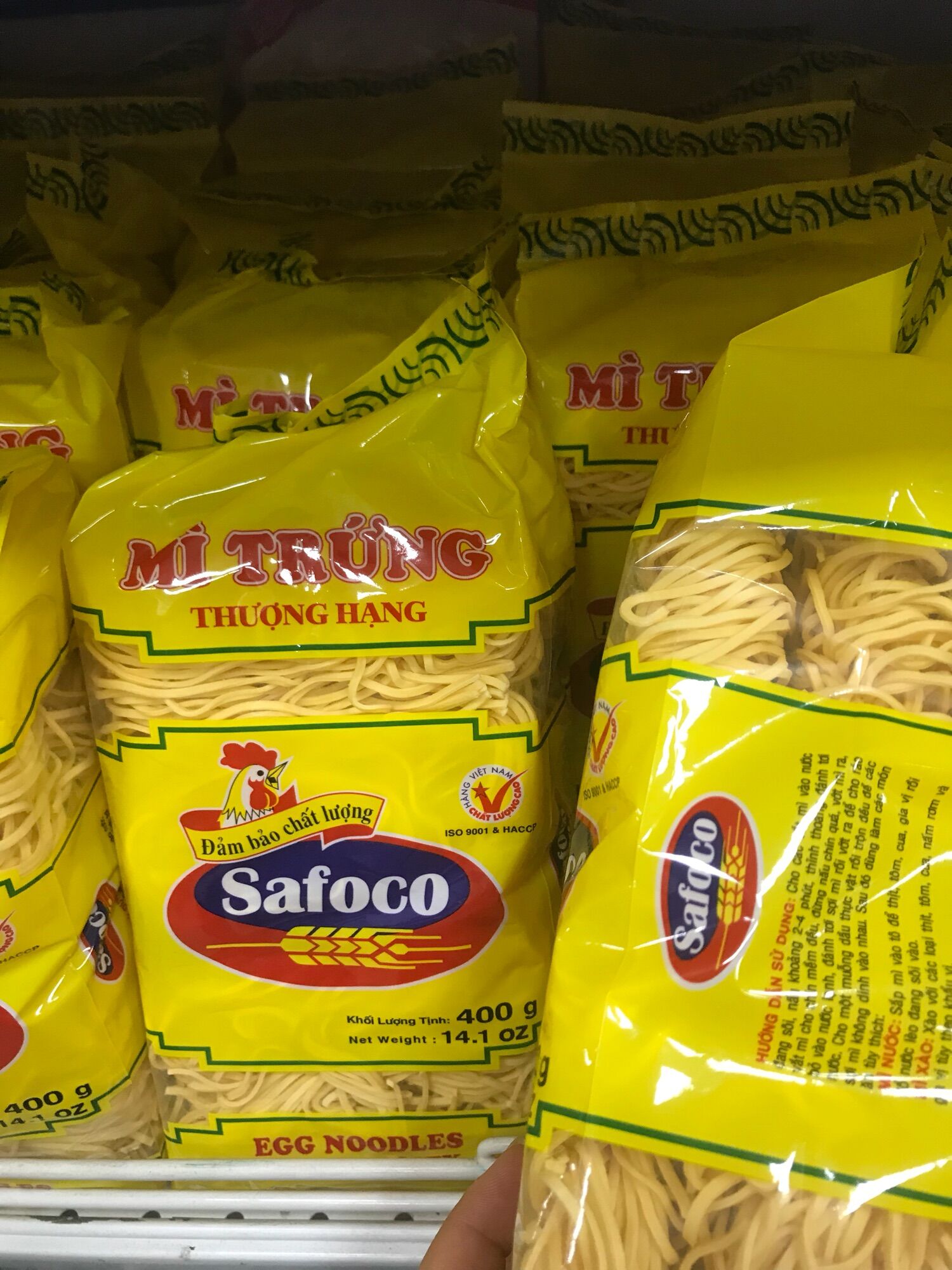 mì trứng thượng hạng Safoco-400gr