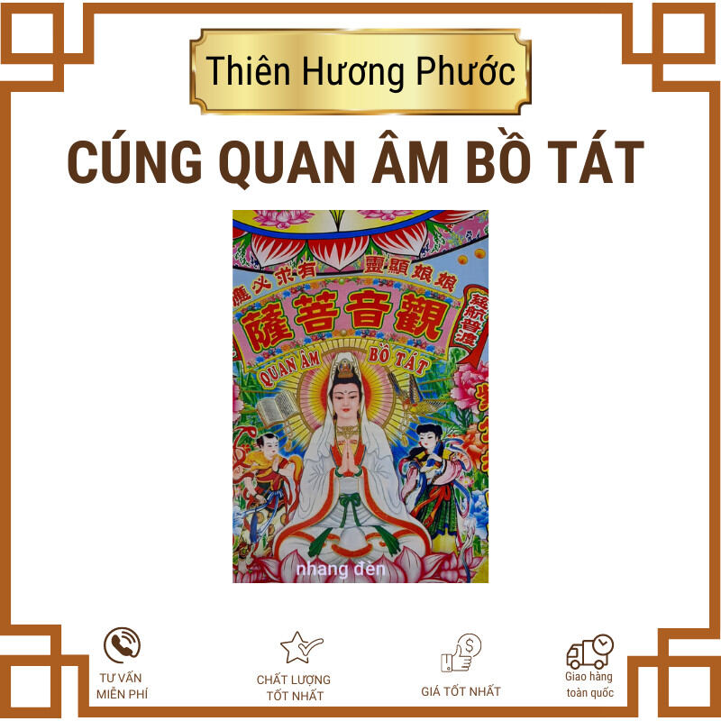 Giấy cúng quan âm phật bà