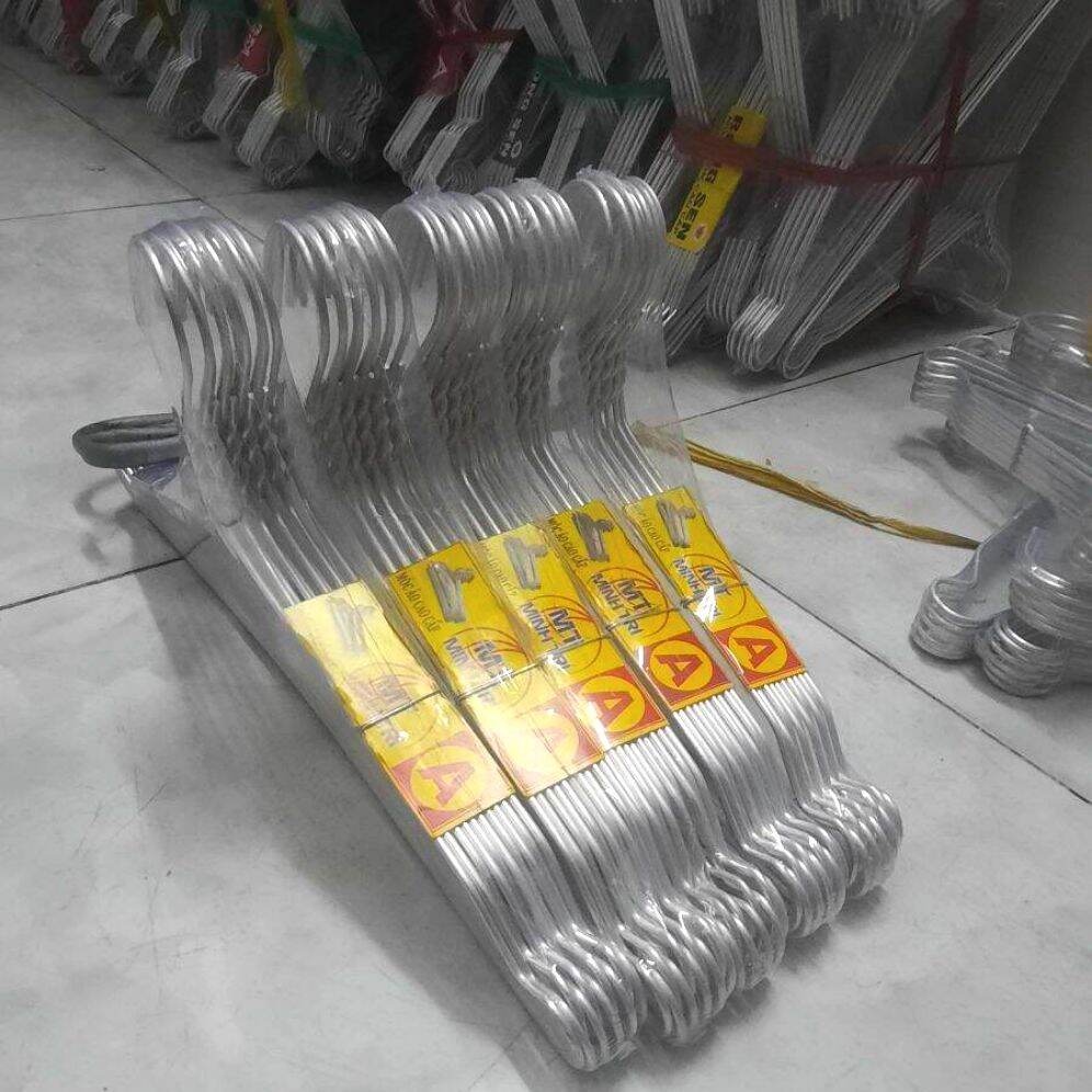 Lốc 50 móc nhôm giá rẻ phơi quần áo