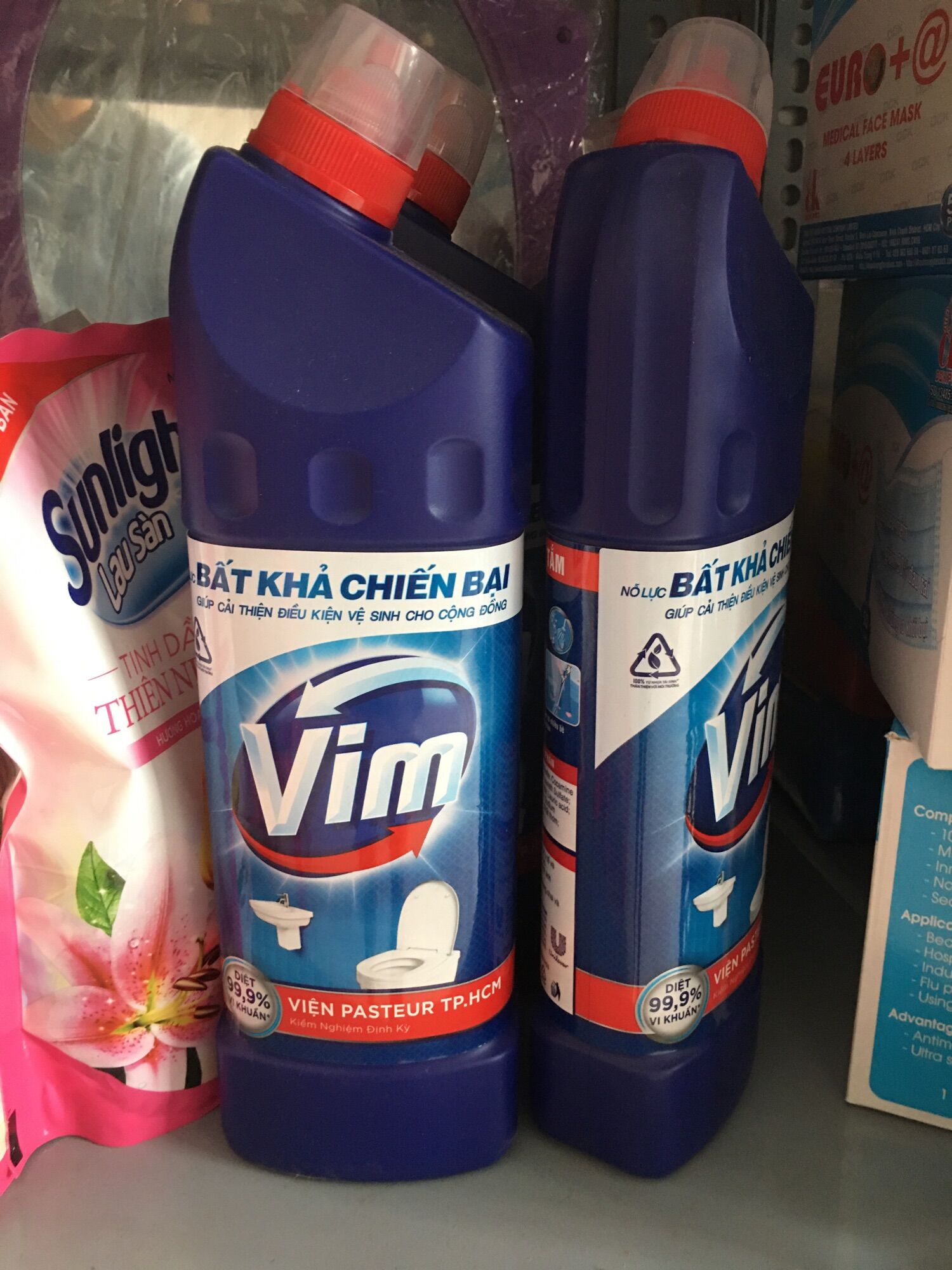 [HCM]Tẩy bồn cầu nhà vệ sinh VIM 900ml
