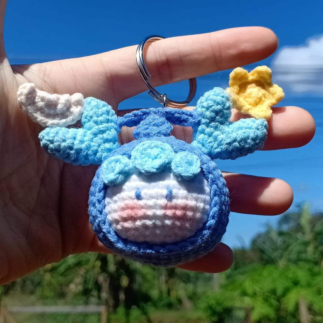 Móc khoá bằng len hàng thủ công handmade