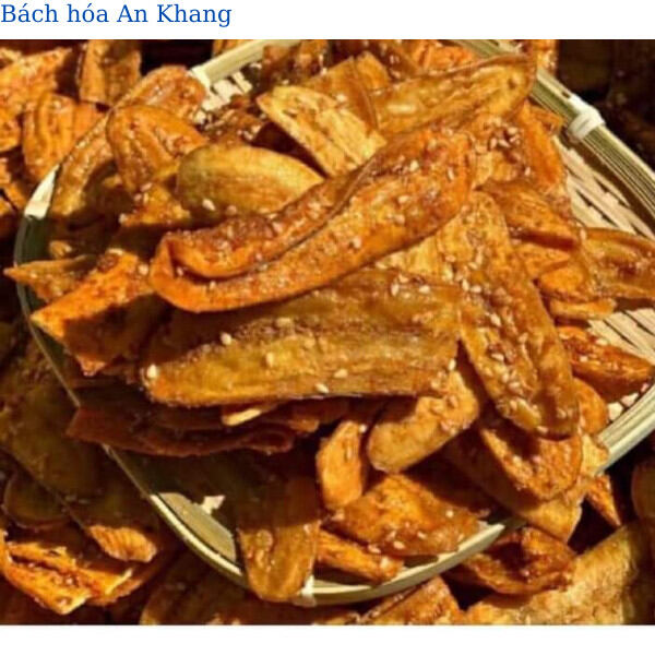 Chuối sấy mè gừng 200gr thơm ngon giòn tan