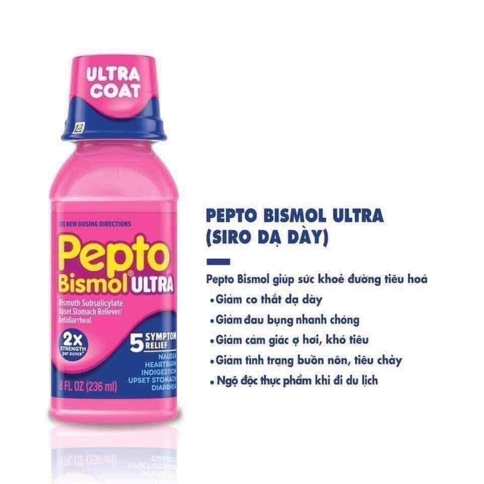 Siro hỗ trợ tiêu hoá Pepto bismol 354ml
