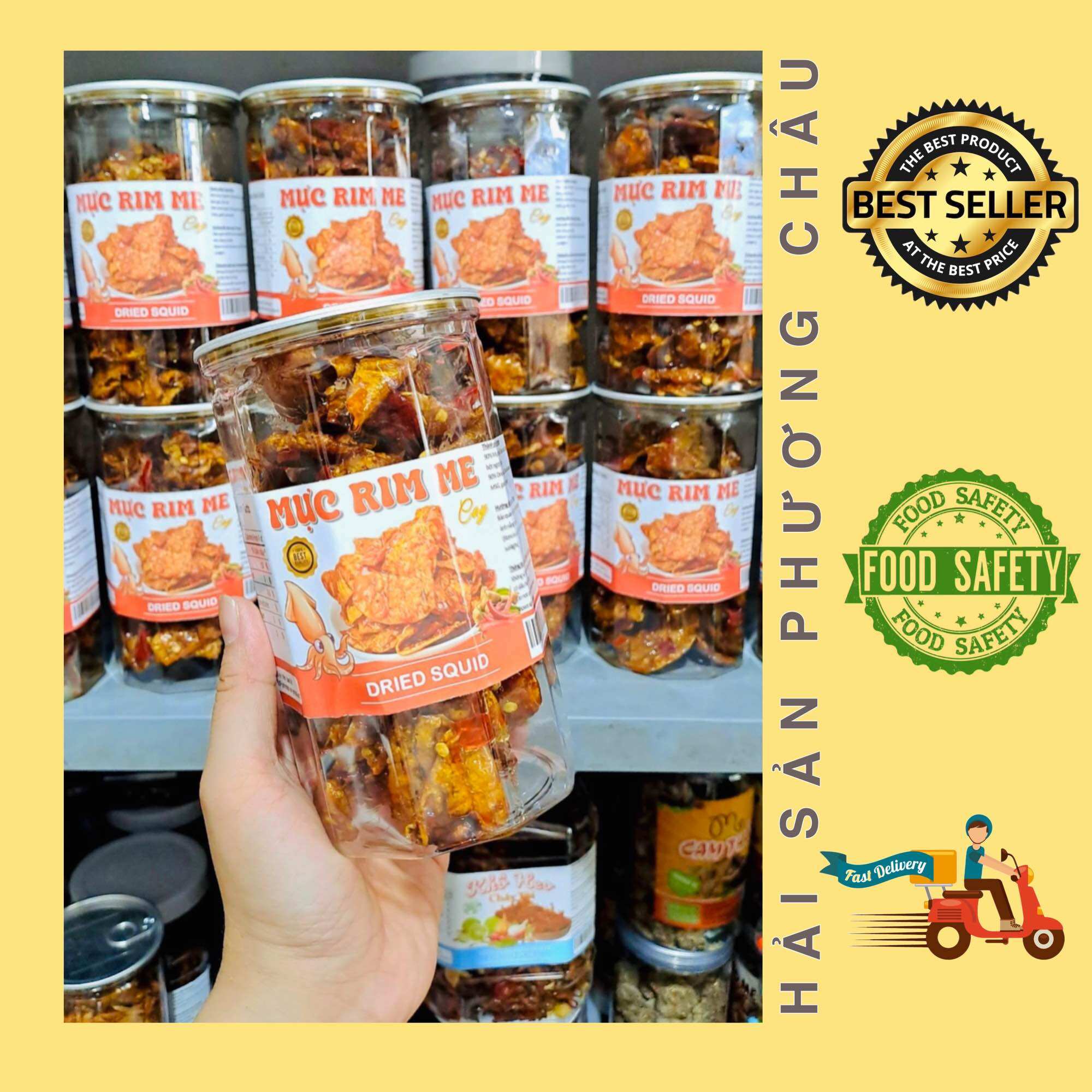 Mực rim me cay thơm ngon ăn vặt 250g