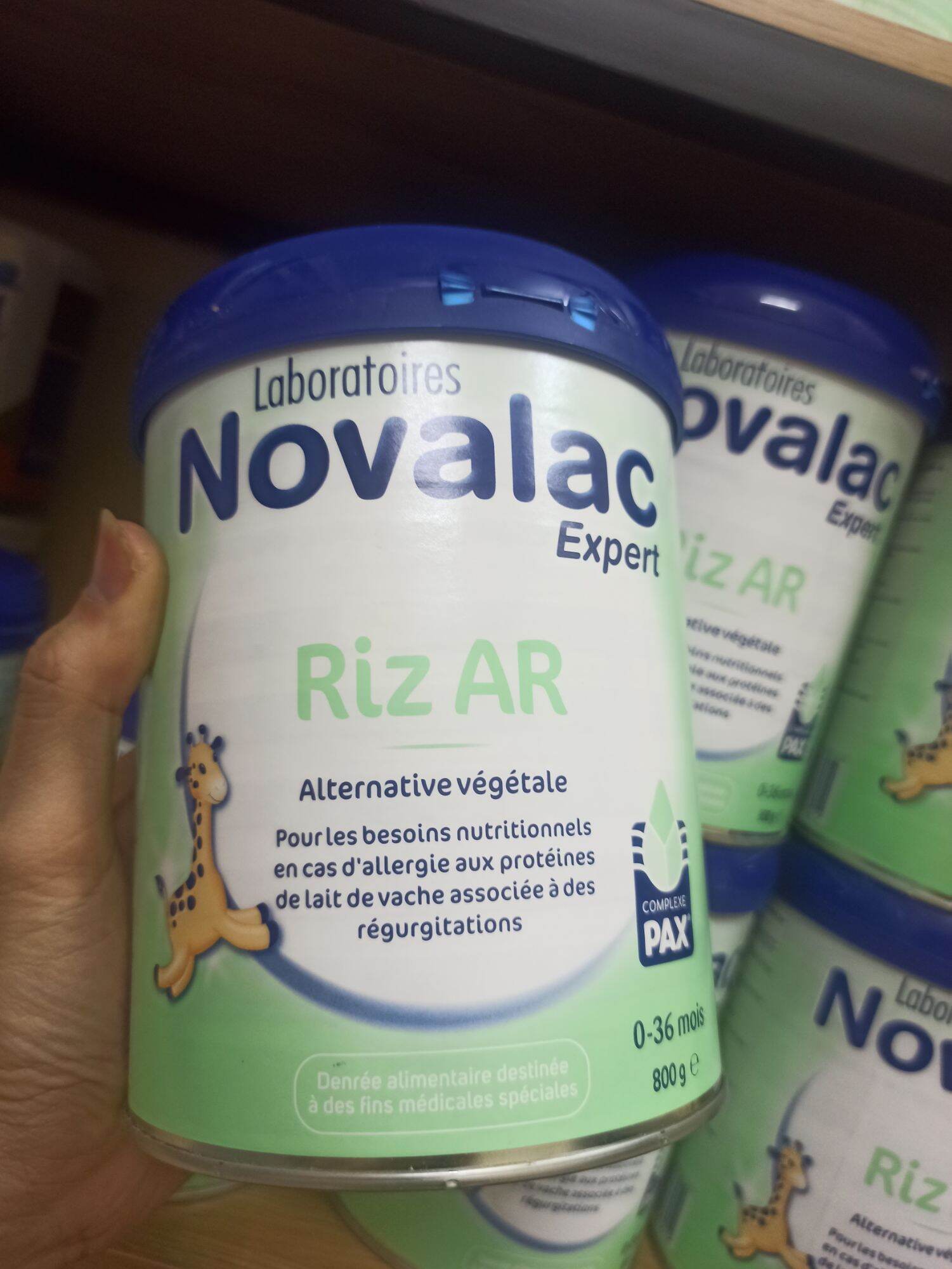 Sữa Novalac Riz AR Pháp cho bé dị ứng đạm sữa bò - 800 gr  Hàng Bay Air