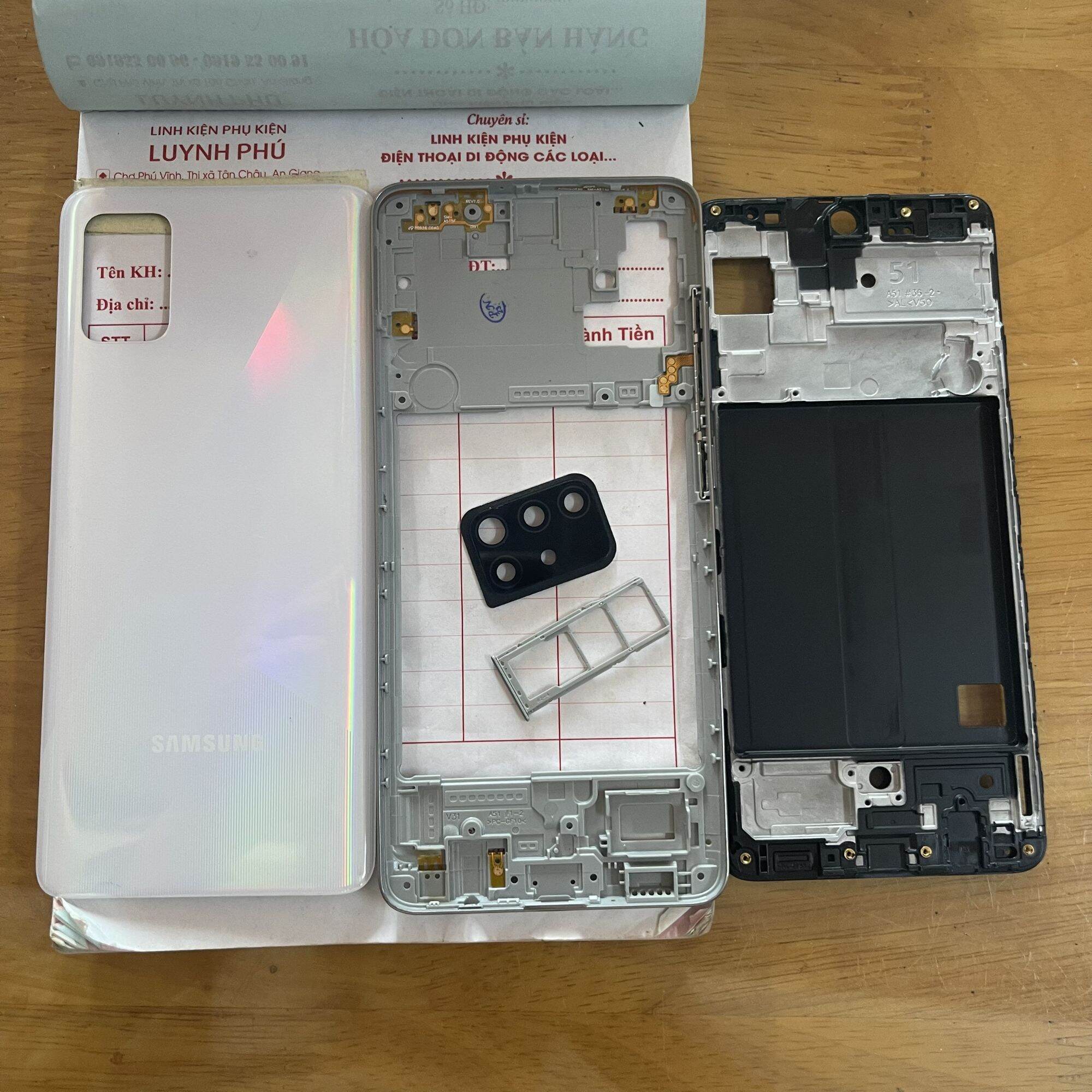 Vỏ samsung A51 đủ bộ chuẩn ảnh thật
