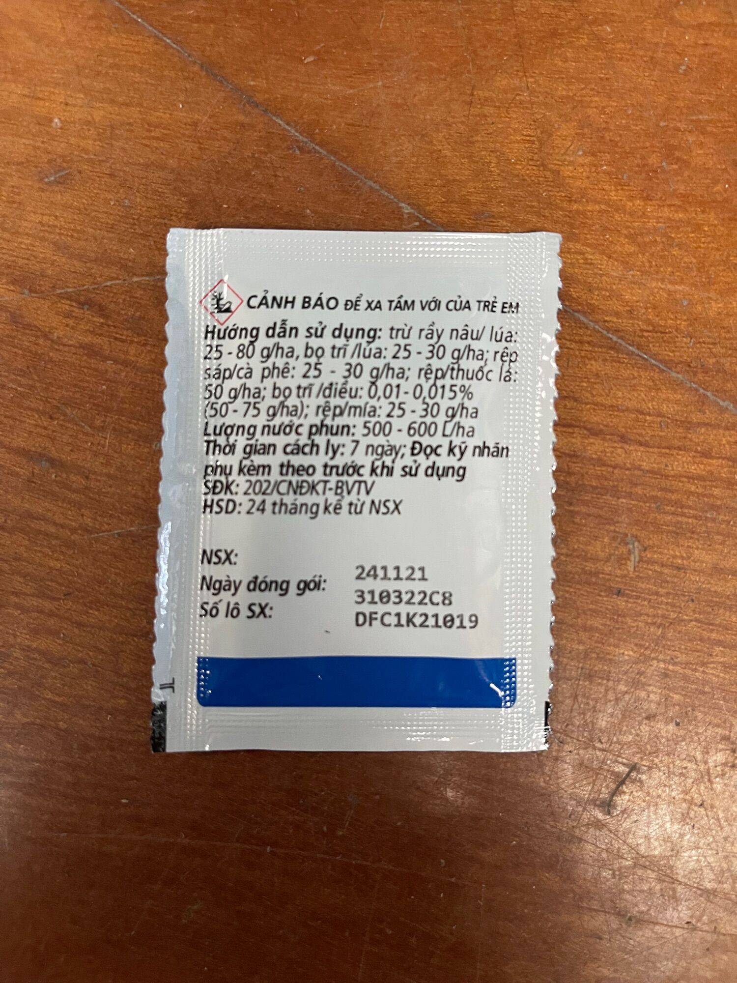 Actara 25WG (gói 1g) trừ côn trùng chích hút rầy, rệp, bọ trĩ,...
