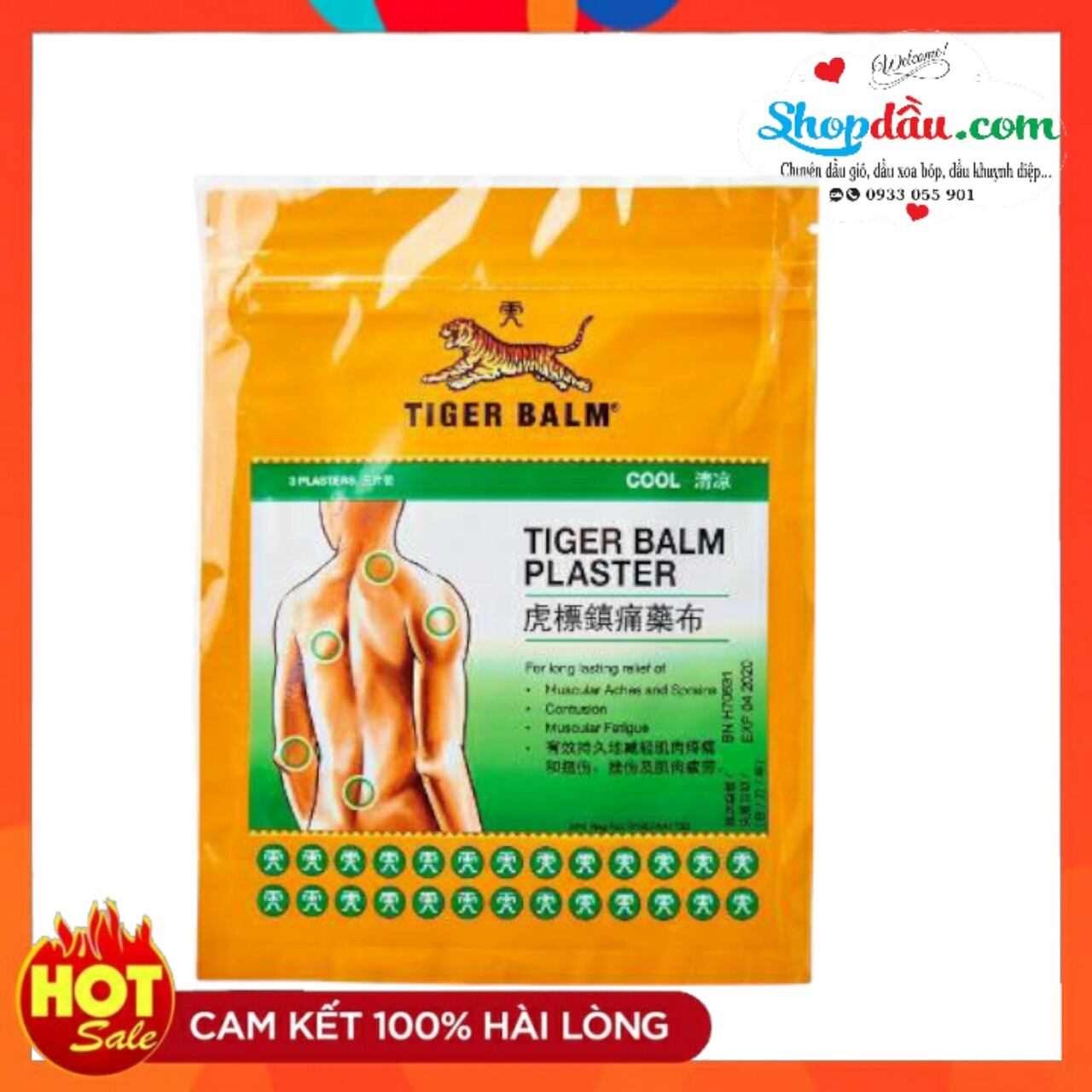 Miếng dán tiger balm plaster Cool