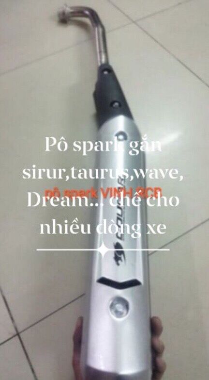 pô spark gắn wave,dream,sirus,taurus,jupeter chế mọi loại xe